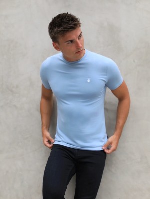 Blakely Anchor T-Shirt Blau | NKQPULE-16