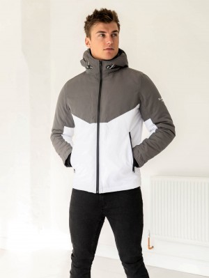 Blakely Arctica Jacket Grey/White | JHEFBLG-07