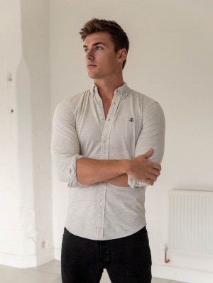 Blakely Arlo Soft Stretch Shirt Grau | GOZIYSV-52