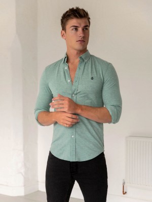 Blakely Arlo Soft Stretch Shirt Grün | WBFTPCM-18