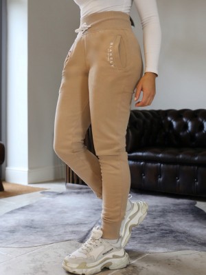 Blakely Ava Sweatpants Tan | YRQOZHF-04
