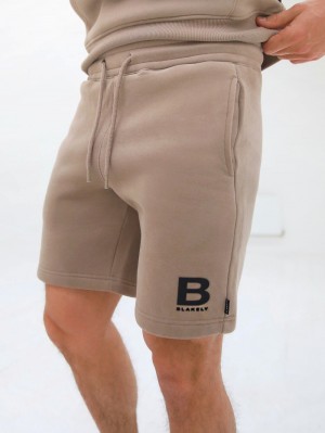 Blakely Blakely London Jogger Shorts Braun | SUYZDXG-54