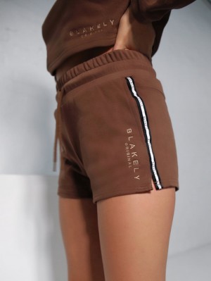 Blakely Demi Shorts Kaffee | OJXBWQV-47