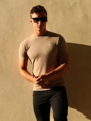 Blakely Initial T-Shirt Braun | BUJDVTZ-10