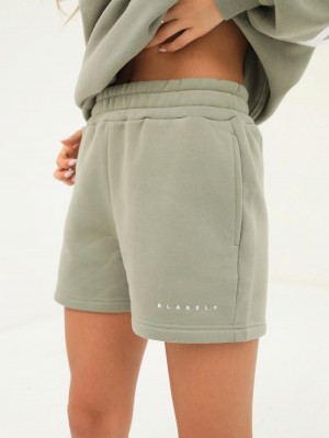 Blakely Isabel Jogger Shorts Olivgrün | EYVLWQA-21