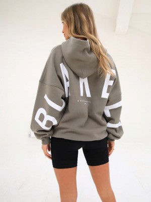 Blakely Isabel Oversized Hoodie Grün | NSPWYVB-58