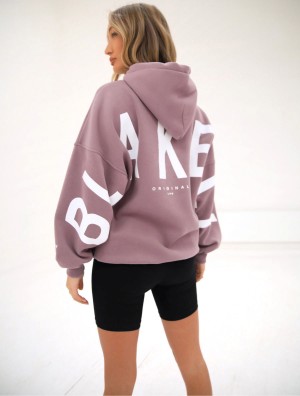 Blakely Isabel Oversized Hoodie Rosa | ETUFPJV-71
