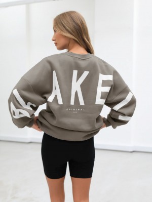 Blakely Isabel Oversized Jumper Grün | WOIJRFH-83