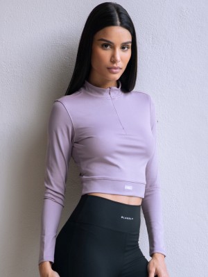 Blakely Layla 1/4 Zip Top Rosa | SWGXOZT-16