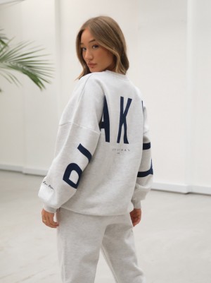 Blakely Life & Style Isabel Oversized Jumper Weiß | CFSXQRZ-24