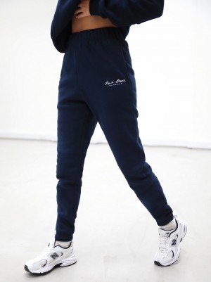 Blakely Life & Style Loose Fitting Sweatpants Navy Blau | FHYDBSP-57