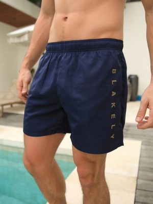 Blakely Lugano Swim Shorts Blau | TUIWOJA-74