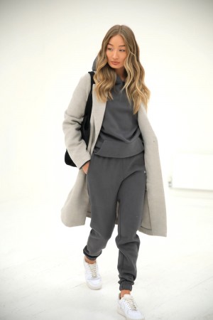 Blakely Mabel Tailored Longline Coat Grau | DVEJPYL-07