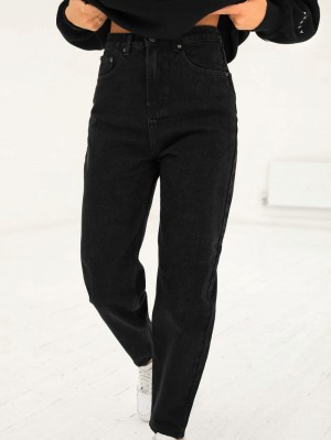 Blakely Mom Jeans Schwarz | NMPOCGA-72