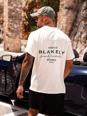Blakely Monaco Relaxed T-Shirt Ivory | NOYAXWU-24