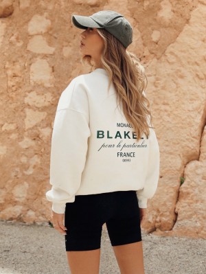 Blakely Monaco Women's Jumper Ivory | TPDUHIF-42