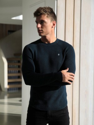 Blakely Olton Knit Jumper Dunkelgrün | EXHRKFQ-45