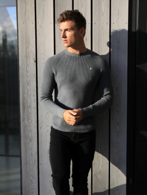 Blakely Olton Knit Jumper Graphite | MTGJRSU-13