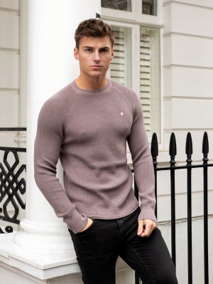Blakely Olton Knit Jumper Lilac | OVIYRGA-78
