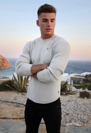 Blakely Olton Knit Jumper Weiß | YQXHDUN-41