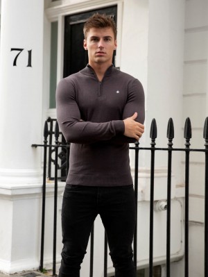 Blakely Oxbridge Jumper Dunkelgrau | ANQUPDM-95