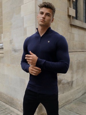 Blakely Oxbridge Jumper Navy | KAIVCOE-24