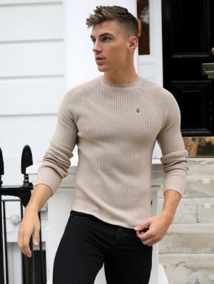 Blakely Oxley Knit Jumper Oat | FQMKCVH-29