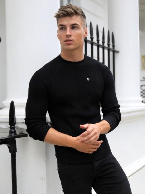 Blakely Oxley Knit Jumper Schwarz | DAMCTBJ-69