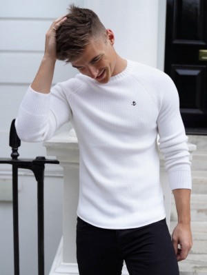Blakely Oxley Knit Jumper Weiß | ZHFIJGK-85