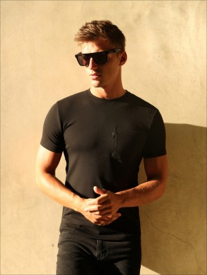Blakely Pocket T-Shirt Schwarz | EFWLBXY-06
