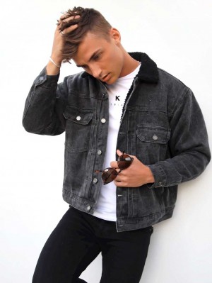Blakely Rapha Denim Jacket Charcoal | RJNILQD-49