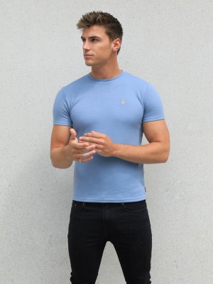 Blakely Recco T-Shirt Blau | JVPGQIO-71