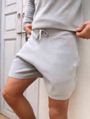Blakely Riad Knitted Shorts Grau | JUIEVTZ-91