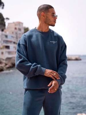 Blakely Riviera Initial Jumper Blau | IAHZFMU-17