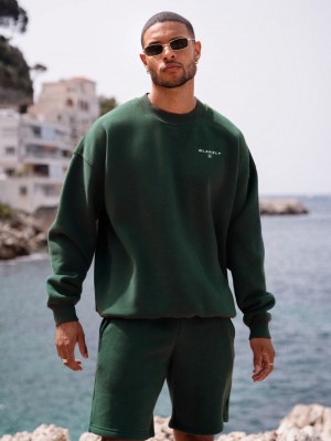 Blakely Riviera Initial Jumper Dunkelgrün | VLFTMUD-71