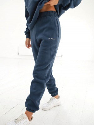 Blakely Riviera Initial Womens Sweatpants Blau | NGUOVHZ-06
