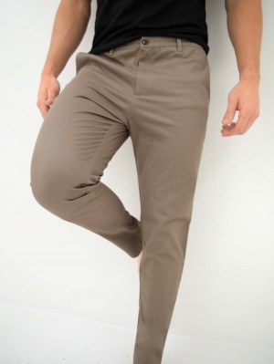 Blakely Sloane Stretch Fit Chinos Hellbraun | GIBLPDQ-08