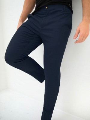 Blakely Sloane Stretch Fit Chinos Navy | ELNVFJD-20