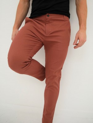 Blakely Sloane Stretch Fit Chinos Rot | ANKEMDC-67