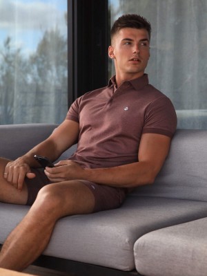 Blakely Sorrento Polo Bordeaux | NFSTBIR-01