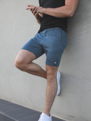 Blakely Sorrento Stretch Fit Shorts Blau | GDMNKFY-17