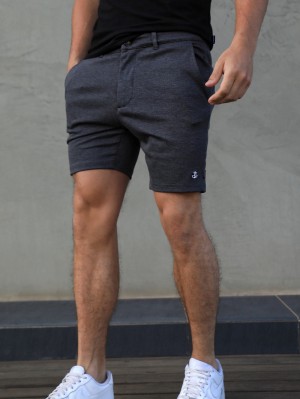 Blakely Sorrento Stretch Fit Shorts Charcoal | PATFYLG-69