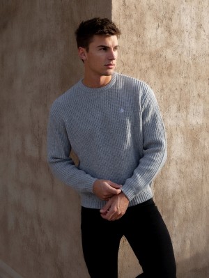 Blakely Stanton Knit Jumper Hellgrau | QTYPKCN-70