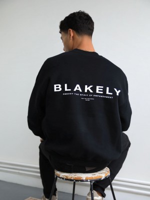 Blakely Statement Relaxed Jumper Schwarz | VMFLKSB-98