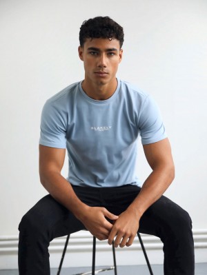 Blakely Statement T-Shirt Blau | EGYQXPM-47