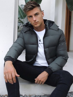Blakely Summit Coat Khaki Grün | EGUXMAO-76