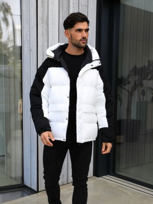 Blakely Tampa Puffer Coat Weiß | ESVJNZM-63