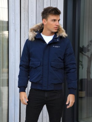 Blakely Toronto Coat Navy | FPOQCRM-46