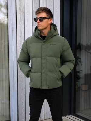 Blakely Ultimate Multiway Puffer Coat Khaki Grün | MBQKUGH-67