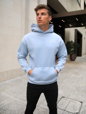 Blakely Universal Relaxed Hoodie Blau | AGVKTQM-21